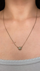 OMC Diamond Solitaire Necklace