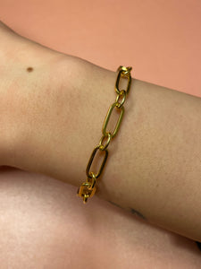 Paperclip Rolo Bracelet