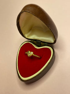 3 Diamond Heart Ring