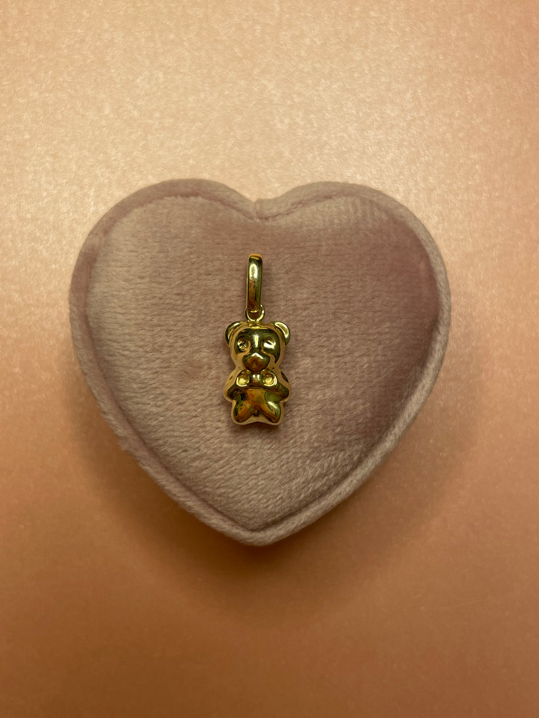 Puffy Teddy Bear Pendant