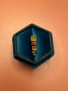 Tetris Gemstone Drop Studs