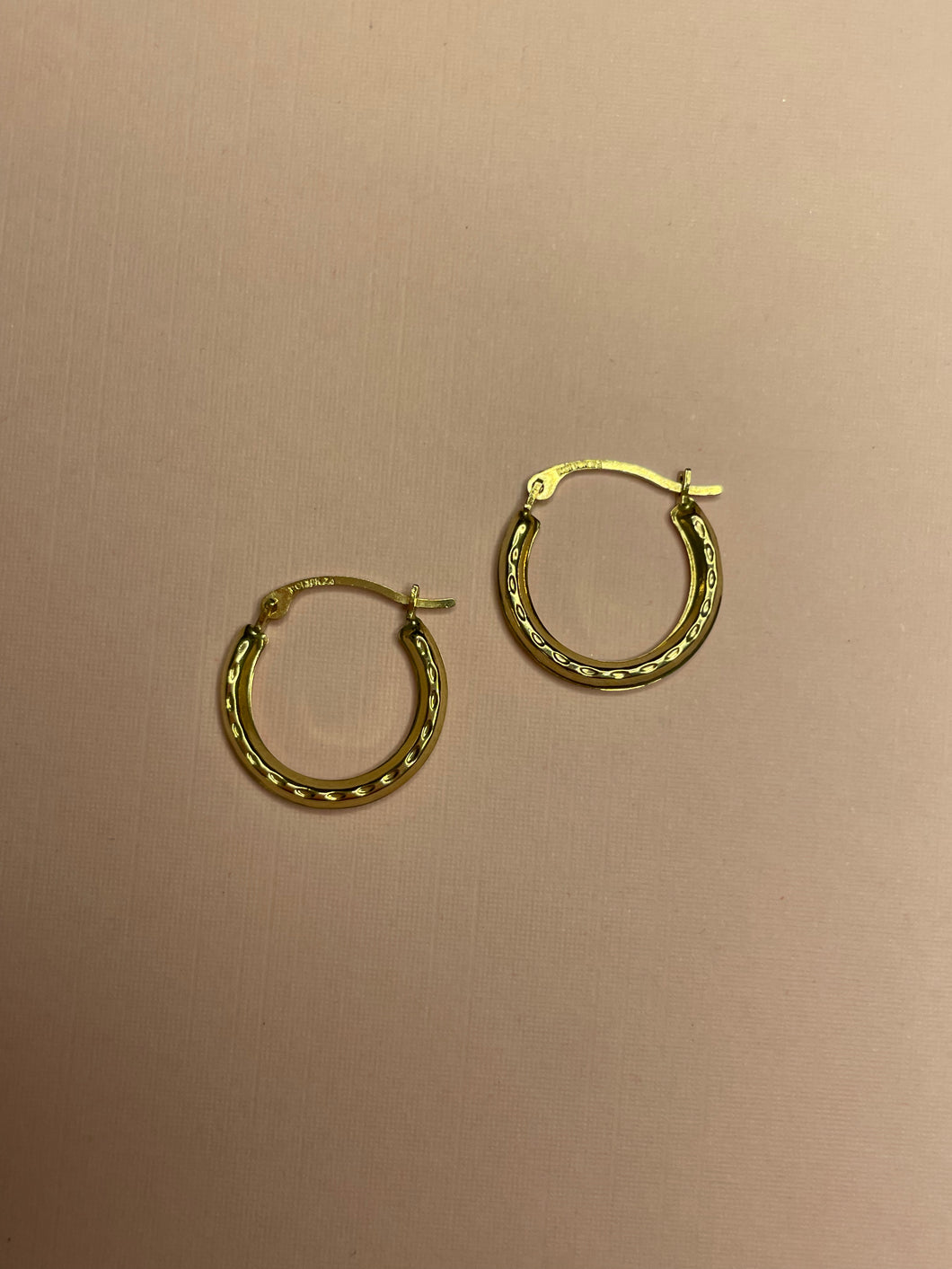 Etched Mini Hoops