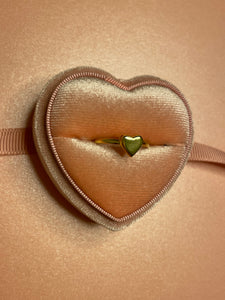 Glossy Heart Ring