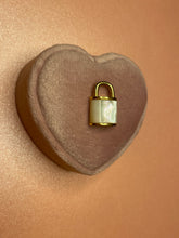 Load image into Gallery viewer, Mother of Pearl Lock Pendant
