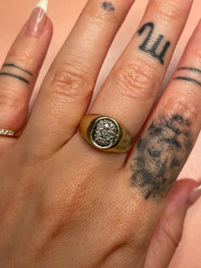 Diamond Signet Ring