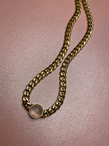 Moonstone Curb Chain