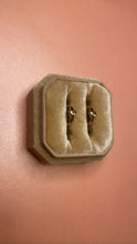 Load image into Gallery viewer, Diamond Mini Heart Huggies
