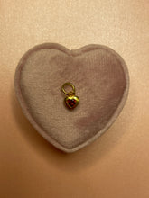 Load image into Gallery viewer, Chubby Garnet Heart Mini Pendant
