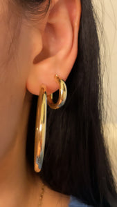 4mm Large Hoops