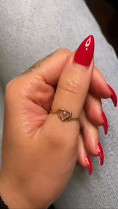 Diamond Heart Ring