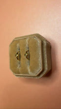 Load image into Gallery viewer, Diamond Mini Heart Huggies
