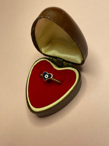 Evil Eye Heart Ring