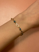 Load image into Gallery viewer, Evil Eye Heart Bracelet
