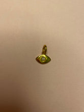 Load image into Gallery viewer, Mini Evil Eye Diamond Pendant
