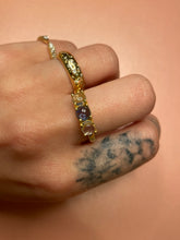 Load image into Gallery viewer, Balance for Moonstone &amp; Blue Sapphire Trio Ring
