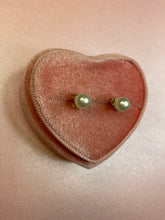 Load image into Gallery viewer, White Pearl Studs
