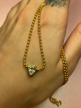 Load image into Gallery viewer, Teardrop Diamond Ball Necklace
