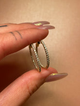 Load image into Gallery viewer, Diamond Hoops
