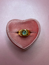 Load image into Gallery viewer, Emerald Chubby Signet Ring
