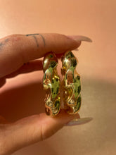 Load image into Gallery viewer, Chunky Large Twist Hoops
