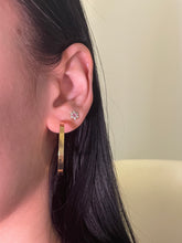 Load image into Gallery viewer, Medium Flat Edge Hoops
