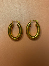 Load image into Gallery viewer, Chunky Oval Hoops
