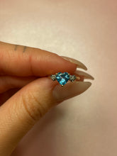 Load image into Gallery viewer, Blue Topaz Heart Ring
