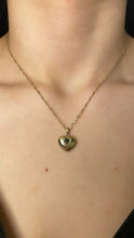 Load image into Gallery viewer, Blue Sapphire Puffy Heart
