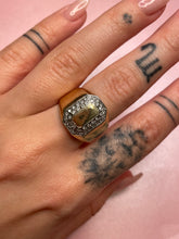 Load image into Gallery viewer, Chunky Diamond Signet Ring
