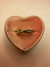 Load image into Gallery viewer, Ruby Solitaire Diamond Band

