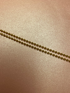 Teardrop Diamond Ball Necklace