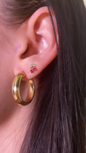 Load image into Gallery viewer, Chubby Oval Hoops
