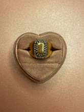 Load image into Gallery viewer, Chunky Diamond Signet Ring
