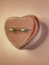 Load image into Gallery viewer, White Pearl Studs

