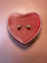 Load image into Gallery viewer, Satin Diamond Studs
