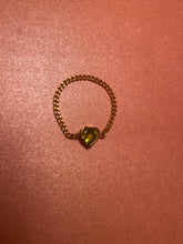 Load image into Gallery viewer, Peridot Chained Heart
