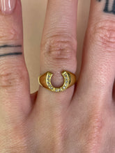 Load image into Gallery viewer, Chubby Diamond Horseshoe
