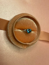 Load image into Gallery viewer, Blue Topaz Heart Ring
