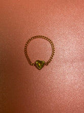 Load image into Gallery viewer, Peridot Chained Heart
