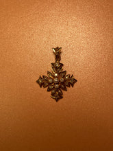 Load image into Gallery viewer, Diamond Feathered Cross
