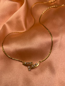 18K Abstract Diamond Necklace