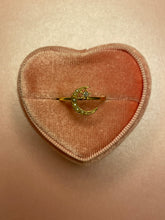 Load image into Gallery viewer, Pearl Moon &amp; Diamond Star Ring
