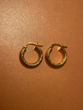 Load image into Gallery viewer, Baby Twist Hoops
