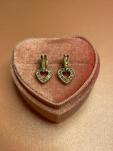 Load image into Gallery viewer, Diamond Heart Dangles
