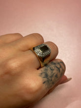 Load image into Gallery viewer, Chunky Diamond Signet Ring
