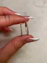 Load image into Gallery viewer, Diamond Hoops
