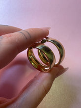 Load image into Gallery viewer, Chunky Flat Edge Hoops
