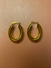 Load image into Gallery viewer, Chunky Oval Hoops
