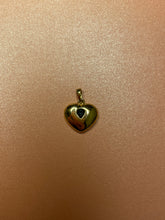 Load image into Gallery viewer, Blue Sapphire Puffy Heart

