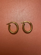 Load image into Gallery viewer, Oval Chubby Hoops
